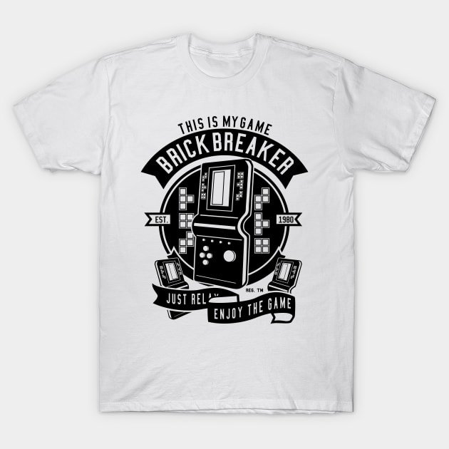 Classic Brick Breaker T-Shirt by Z1